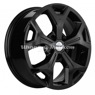 ДискCarwel Талкас 1710 (Chery Tiggo 7/ 7 Pro) 6.5JxR17 PCD5x114.3 ET45 DIA54.1, черный глянцевый